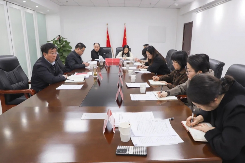 黨委書記馮印濤主持召開學院黨建工作推進會