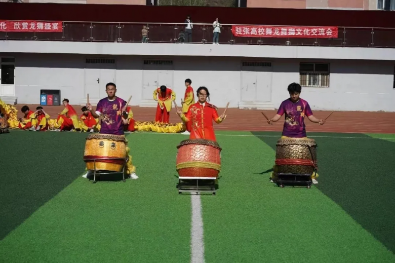 我院開展龍獅文化進校園巡游展演活動