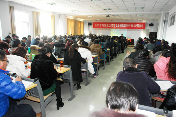 我院優秀黨支部書記在全市教育黨建會上作經驗發言