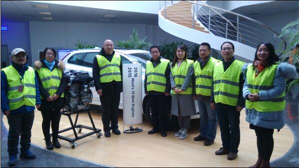 學院教師到沃爾沃汽車發(fā)動機制造有限公司參觀交流