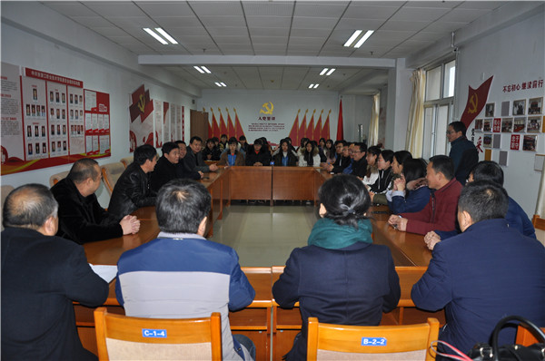 肅寧職教中心師生到我院參觀交流