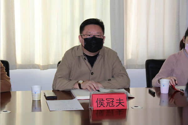 開元控股集團董事長侯冠夫一行赴我院考察對接