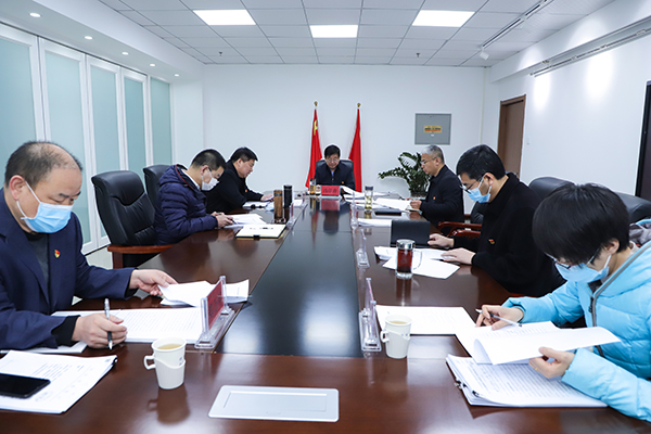 黨委書記馮印濤主持召開學院黨委會議