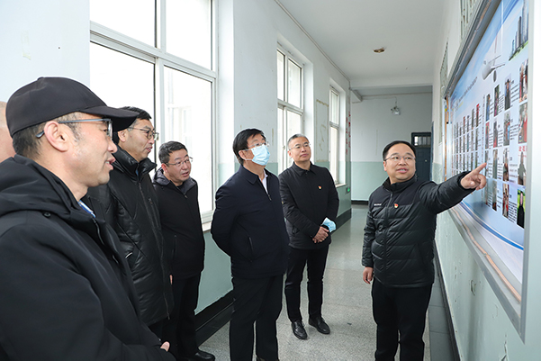 學院領導檢查督導各系教學場所及周邊環境情況