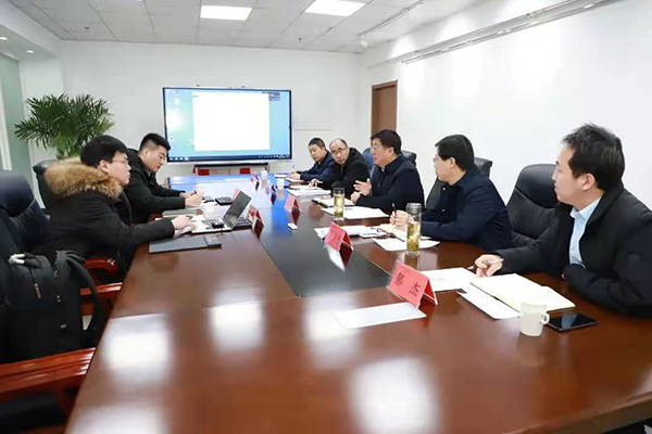 黨委書記馮印濤會見北京紅亞華宇科技有限公司總經理鄭洪賓