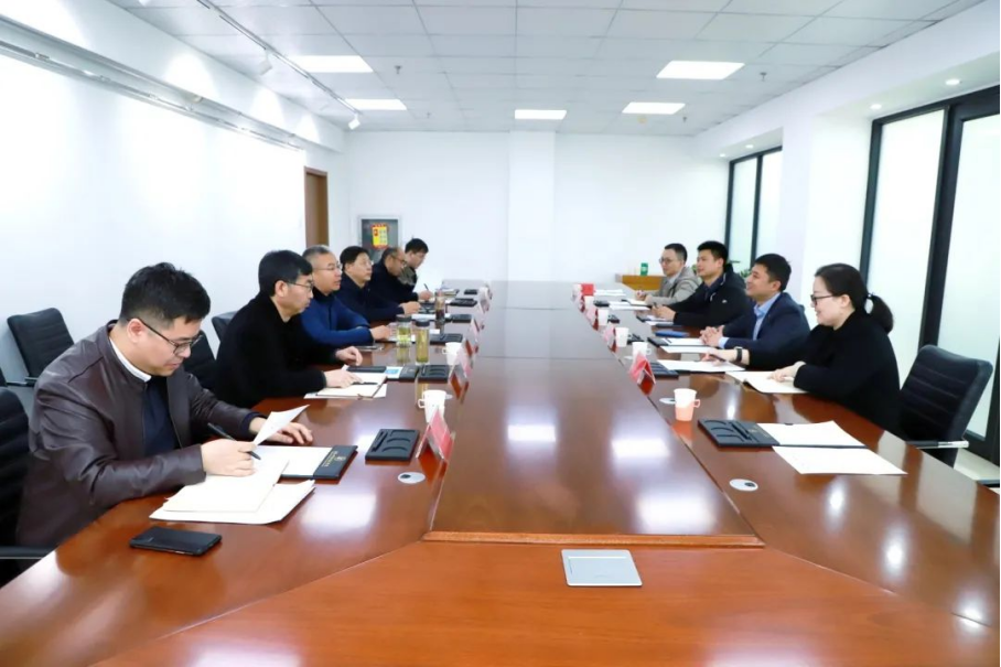 院長王立軍會見廣聯達企業相關負責人