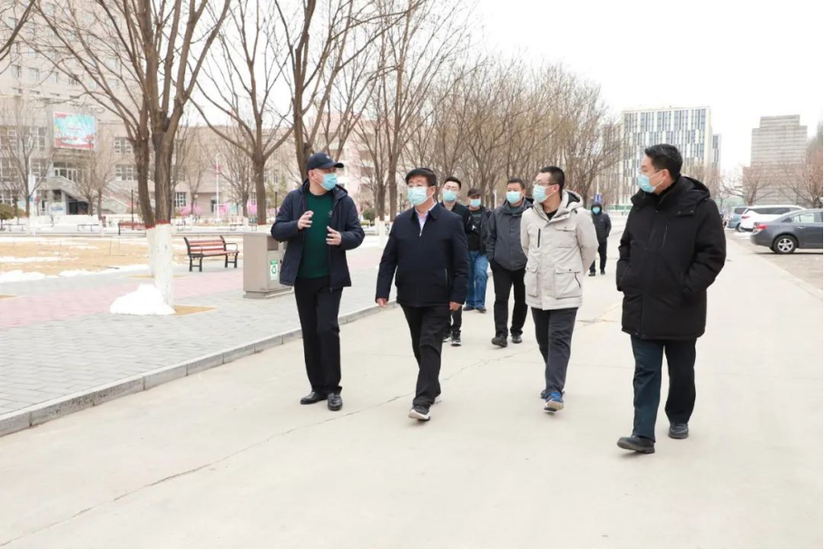 黨委書記馮印濤帶隊督導檢查校園疫情防控工作
