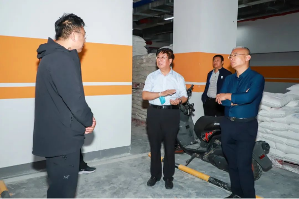 學院領導檢查重點工程進展情況