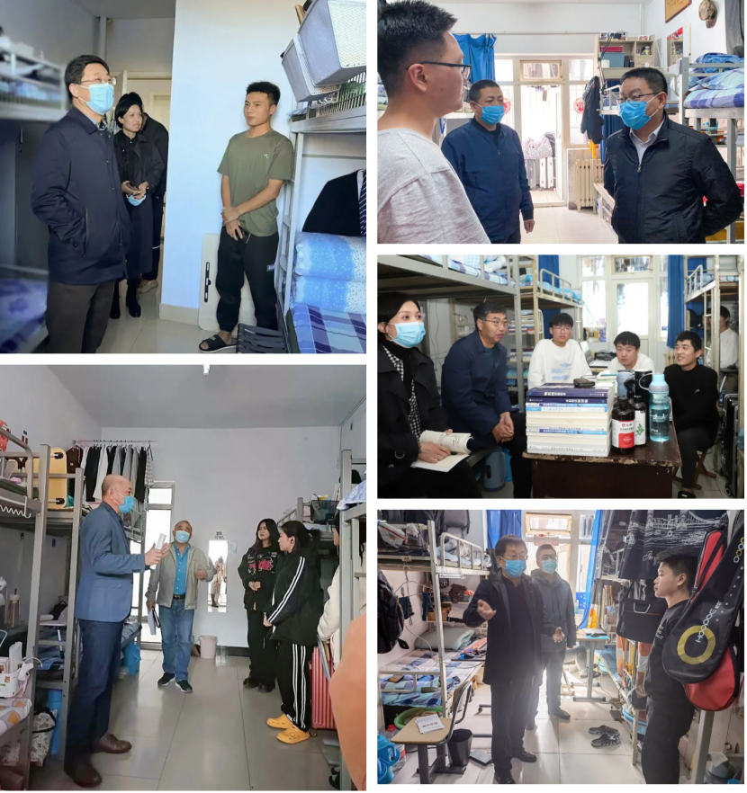 學院領導走訪包聯院系學生宿舍