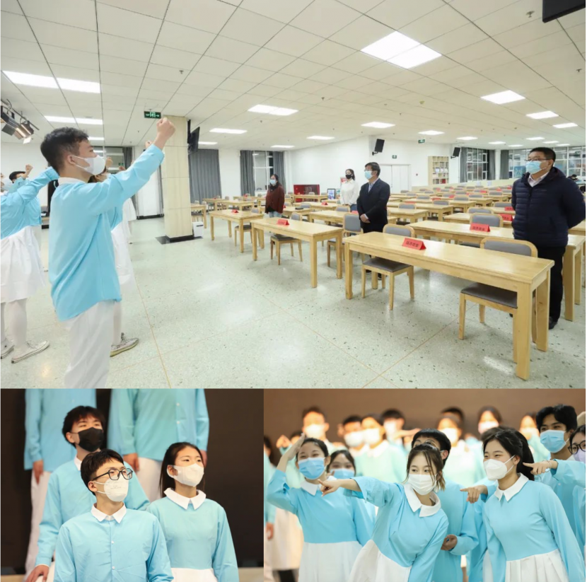 黨委書記馮印濤看望慰問學院“夢飛揚”朗誦藝術團