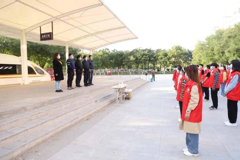 學院組織開展大學生志愿者防護規范培訓