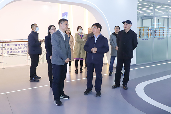 共青團河北省委調研組到我院參觀考察